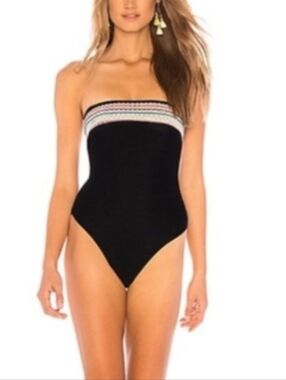 0411 NWOT Lovewave By Revolve  One Piece Halter Swimsuit